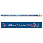 Braves 6-Pack Pencils