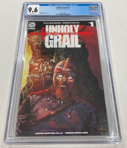 Unholy Grail Issue #1 Year 2017 CGC Graded 9.6 Comic