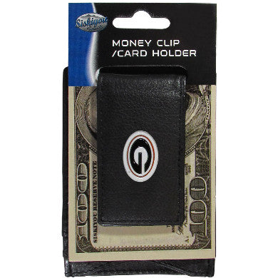 Georgia Leather Cash & Cardholder Magnetic Logo