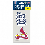Cardinals 4x8 2-Pack Decal MLB