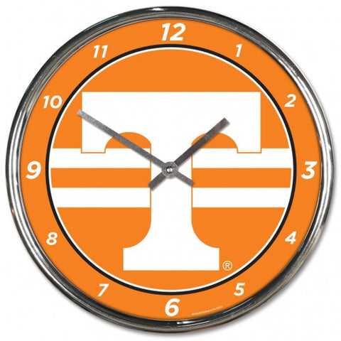 Tennessee Round Wall Clock Chrome