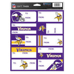 Vikings Gift Tag Sheet