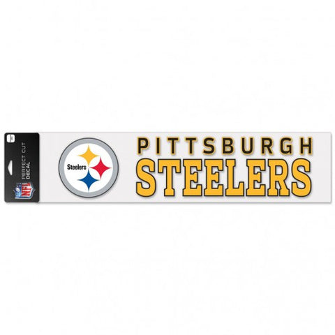Steelers 4x17 Cut Decal Color