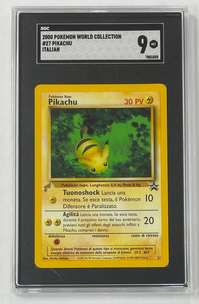 Pokemon TCG English Card Pikachu World Collection Promo 1