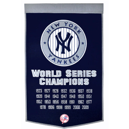 Yankees 24"x38" Wool Banner Dynasty