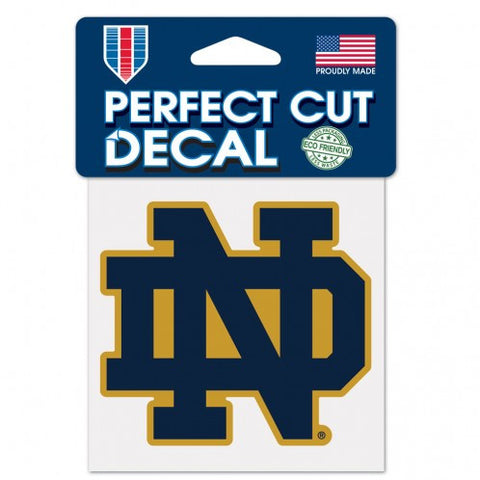Notre Dame 4x4 Decal Logo "ND"
