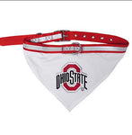 Ohio St Dog Collar Bandana Small