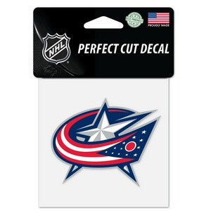 Blue Jackets 4x4 Decal Logo