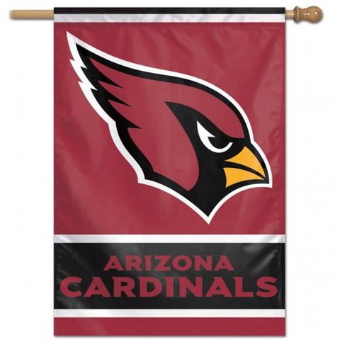 Cardinals Vertical House Flag 1-Sided 28x40 NFL