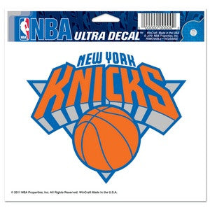 Knicks 4x6 Ultra Decal
