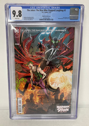 The Joker: The Man Who Stopped Laughing #3 Year 2023 Daniel Variant Cover CGC Graded 9.8 Comic Book