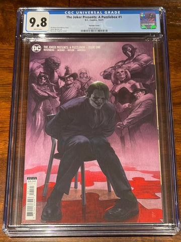 Joker Presents a Puzzlebox Issue #1 2021 Cover B CGC Graded 9.8 Comic Book