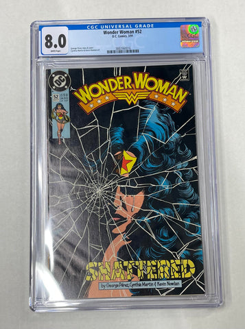 Wonder Woman Issue #52 Year 1991 CGC Graded 8.0 Comic Book