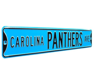 Panthers Street Sign NFL