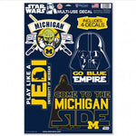 Michigan 11x17 Cut Decal Star Wars