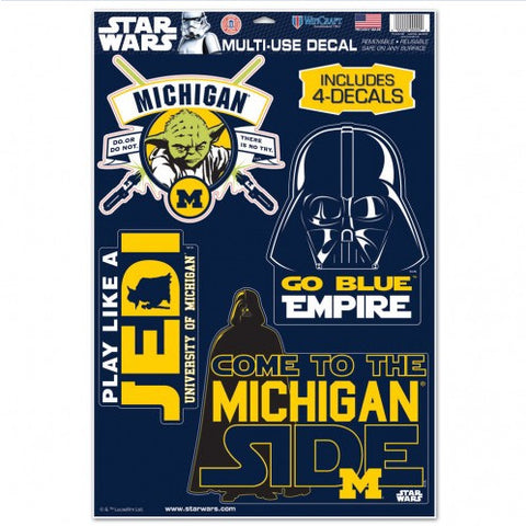 Michigan 11x17 Cut Decal Star Wars