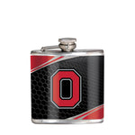 Ohio St Flask Metallic Wrap