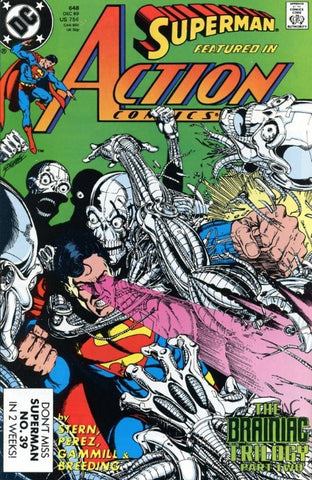 Action Comics - Issue #648 December 1989 - Cover A - Comic Book