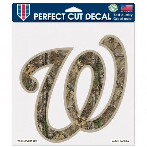 Nationals 8x8 DieCut Decal Color Camouflage