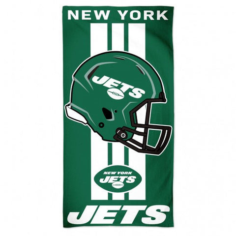Jets Beach Towel 30" x 60" Fiber NFL