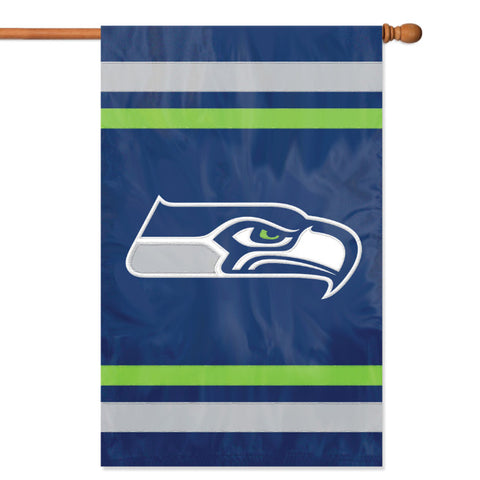 Seahawks Premium Vertical Banner House Flag 2-Sided