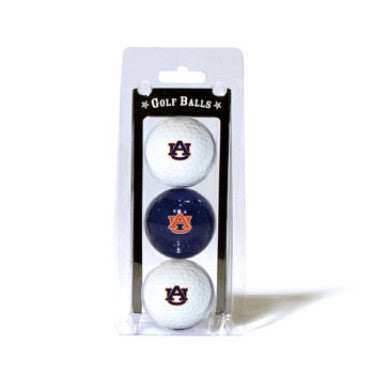 Auburn 3-Pack Golf Ball Clamshell