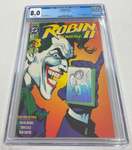 Robin II Issue #1 (Cover 2/4) Year 1991 CGC Graded 8.0 Comic