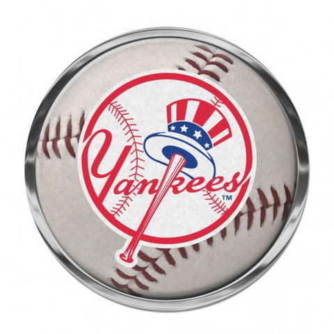 Yankees Auto Emblem Metal Ball