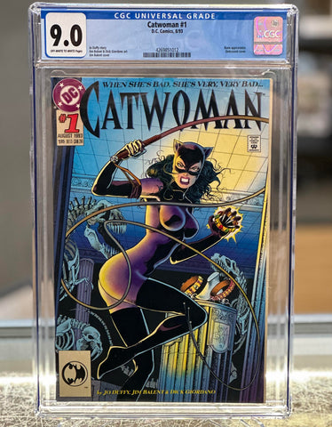 Catwoman Issue #1 August 1993 CGC Graded 9.0 Comic Book