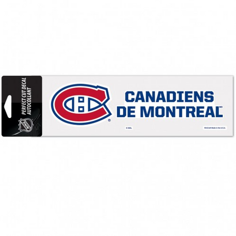 Canadiens 3x10 Cut Decal
