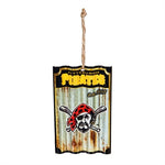 Pirates Ornament Metal Sign