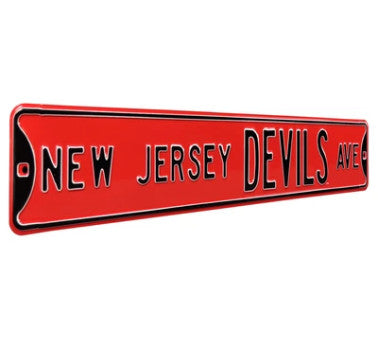 Devils Street Sign