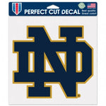 Notre Dame 8x8 DieCut Decal Color "ND" Logo