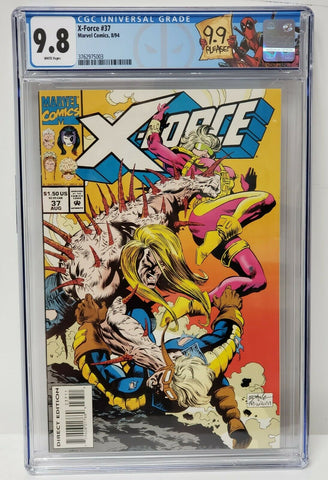 X-Force Issue #37 1994 Special Label CGC Graded 9.8 Comic