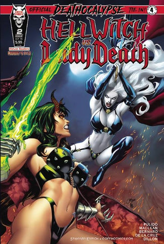 Hellwitch vs. Lady Death: Wargasm Issue #2 November 2022 Standard Edition Comic Book