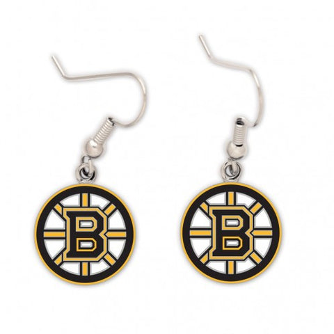 Bruins Earrings Dangle Logo