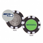 Seahawks Golf Ball Marker w/ Poker Chip