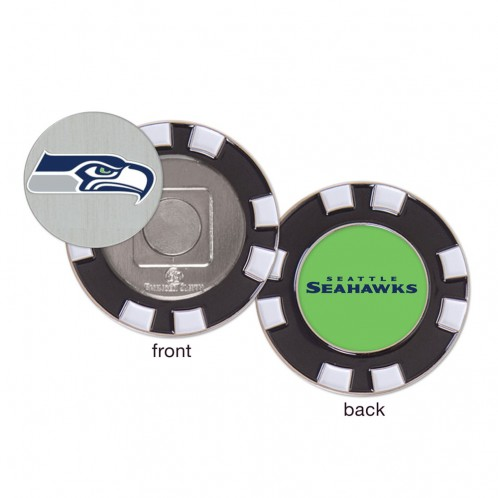 Seahawks Golf Ball Marker w/ Poker Chip – JP Sports