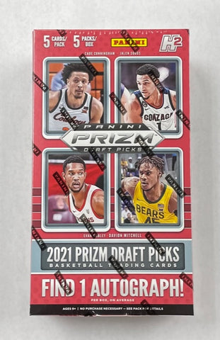 2021-22 Panini Prizm Draft Picks NCAA NBA Fast Break H2 Hobby Box