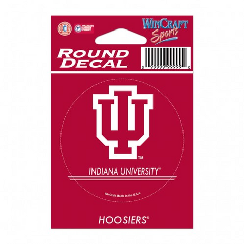 Indiana Round Sticker 3"