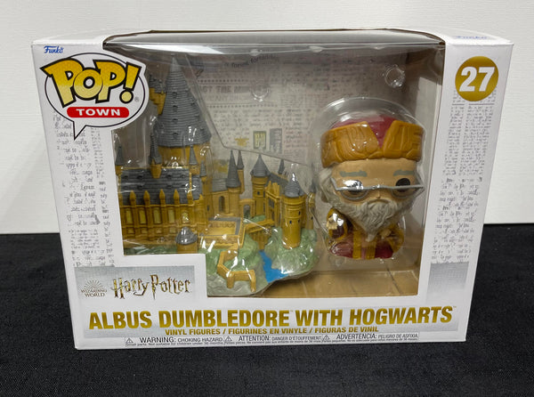 Funko Pop! Town - Harry Potter - Albus Dumbledore with Hogwarts 20th A