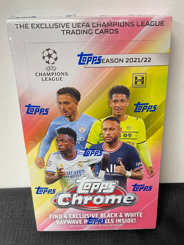 2021-22 Topps Chrome UEFA Champions League Soccer Lite Hobby Box