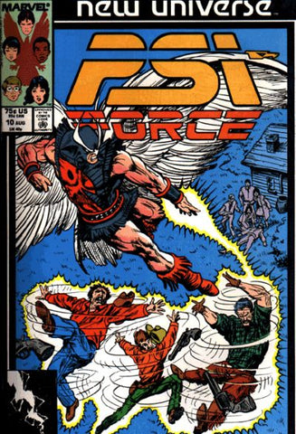 PSI Force Issue #10 August 1987 Comic Book