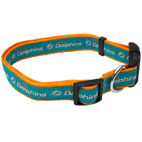 Dolphins Dog Collar Woven Ribbon X-Large