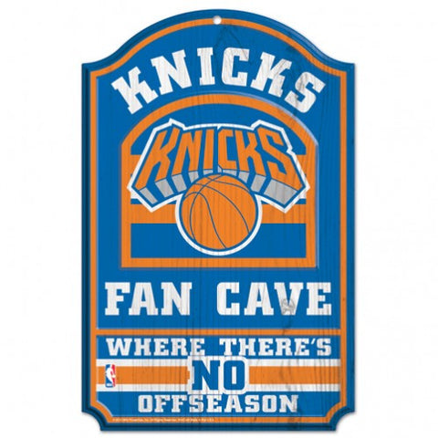 Knicks Wood Sign 11x17 Fan Cave