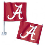 Alabama Car Flag 2-Sided Red "A"
