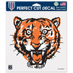 Tigers 8x8 DieCut Decal Color Cooperstown