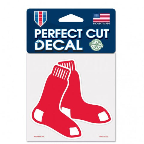Red Sox 4x4 Decal Logo Socks
