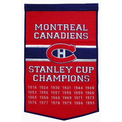 Canadiens 24"x38" Wool Banner Dynasty