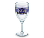 Ravens 9oz Stemmed Wine Glass Tervis